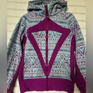 IVIVVA by LULULEMON girls size 8 Scuba hoody jacket
